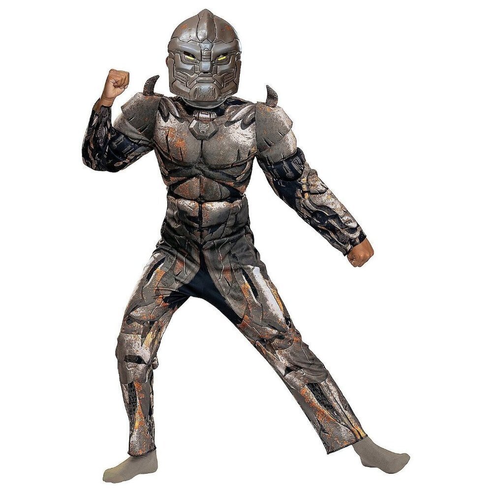 NWT Rhinox Transformers Halloween Costume Rise of Beasts Boys Small 6/7